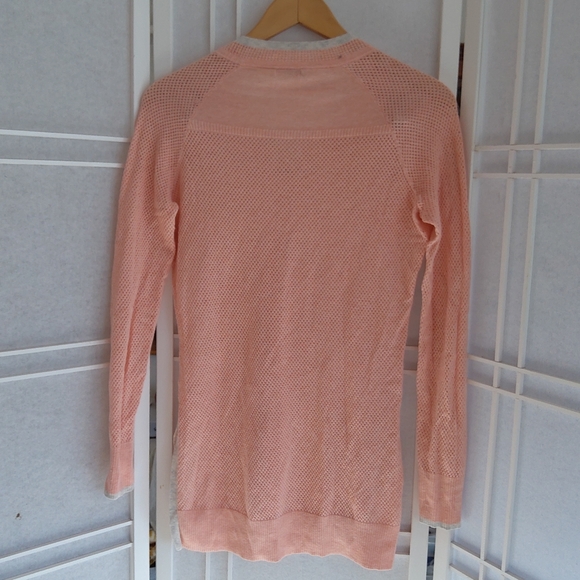 Smartwool everyday exploration pink open knit tunic sweater - Picture 3 of 6